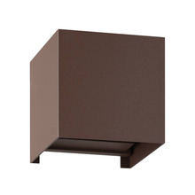 Eglo Calpino 3 væglampe i rustbrun - udendørs